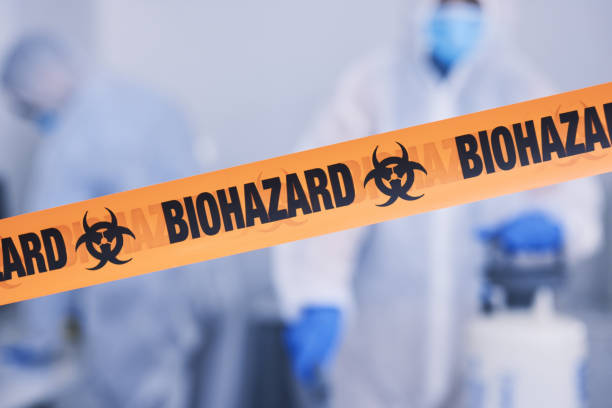 Professional Biohazard technician working in Berthoud, CO
